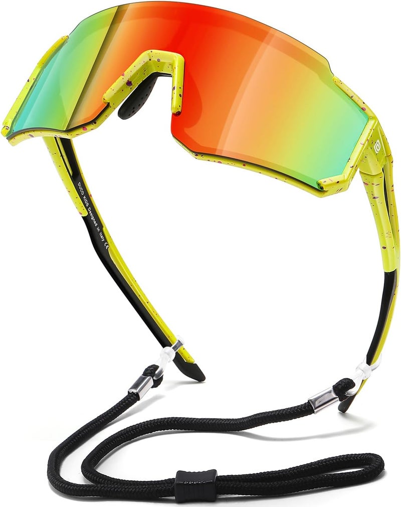 Duco Polarized Kids Sunglasses Youth Sports Cycling Shades Lightweight Frame UV400 Child Boys Girls Baseball SunGlasses DK310 - Image 1